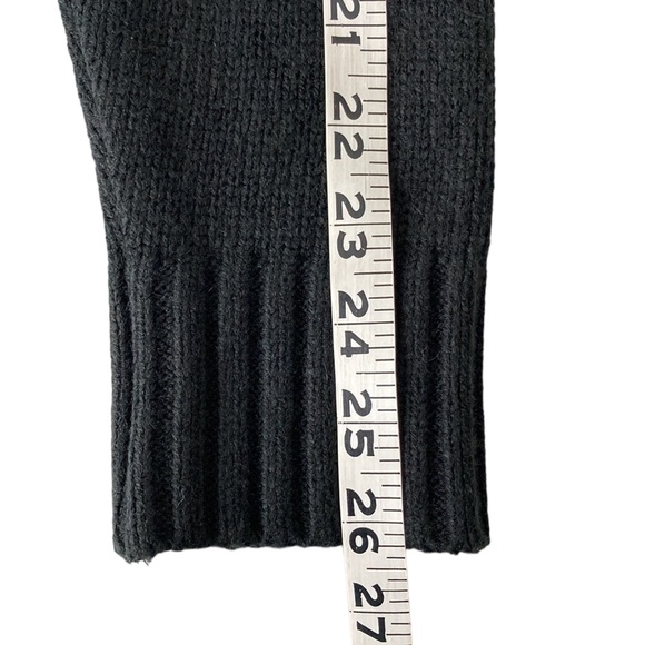 Wool Blend Open Front Long Cardigan Jacket - Picture 10 of 14